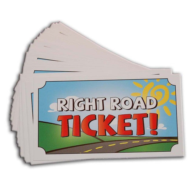 Right Road Incentive/Reward Tickets