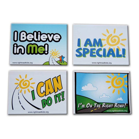 Right Road Series 1 Collector Stickers 4-Pack