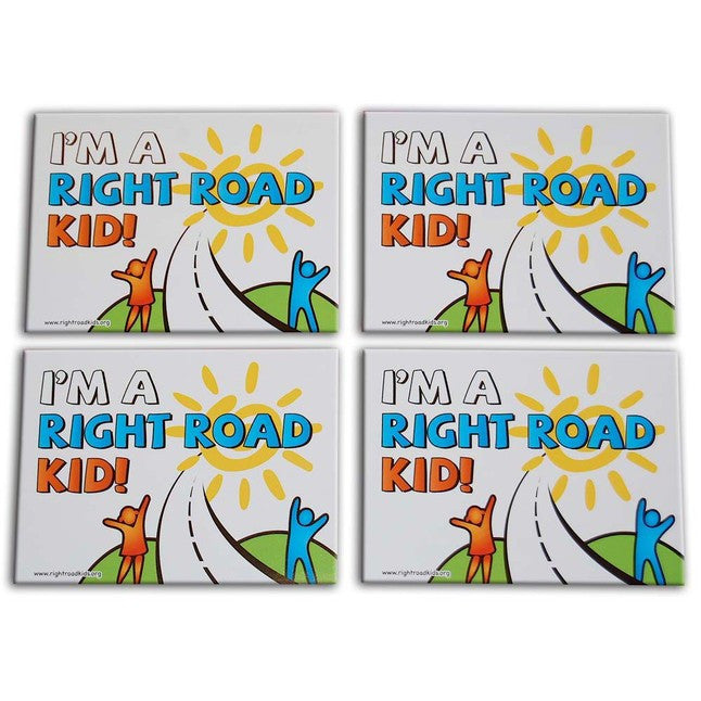 "I'm a Right Road Kid!" Stickers 4-Pack