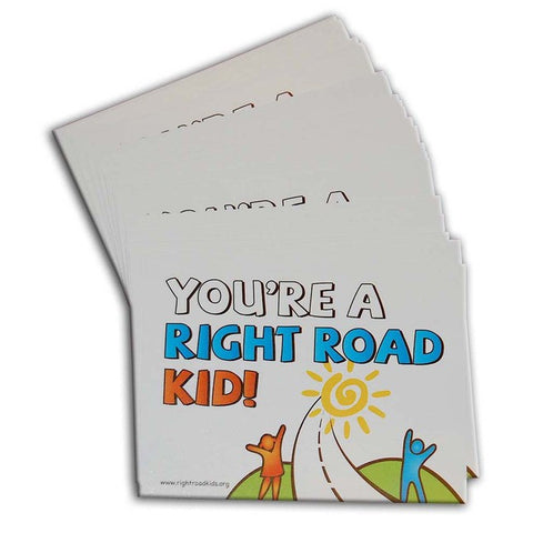 "You're a Right Road Kid!" Stickers CLASS PACK