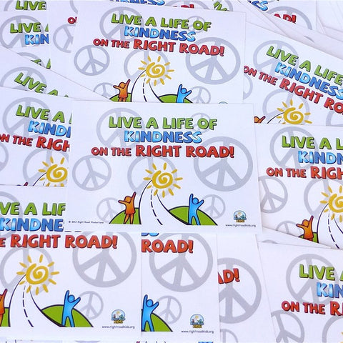 Right Road Kindness Stickers